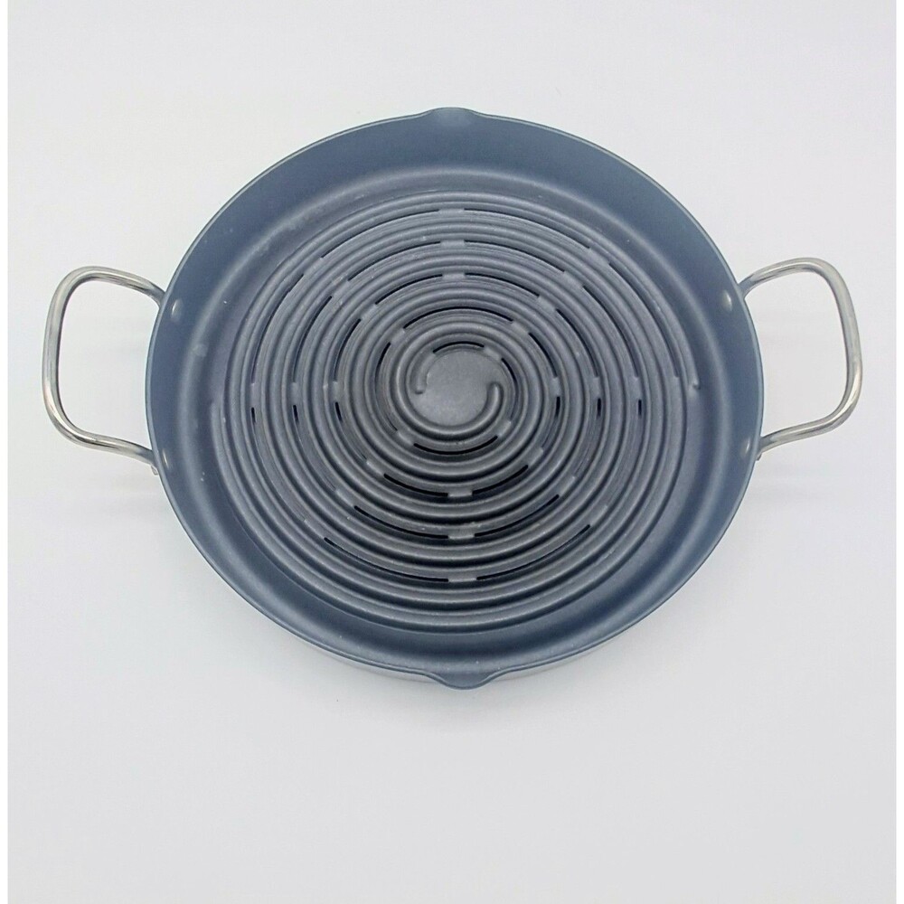 Circulon 13" Stove Top Grill Pan Round Non Stick Barbecue Cookware Hard Anodized